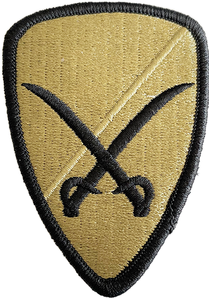 6th Cavalry Brigade OCP Patch with Fastener