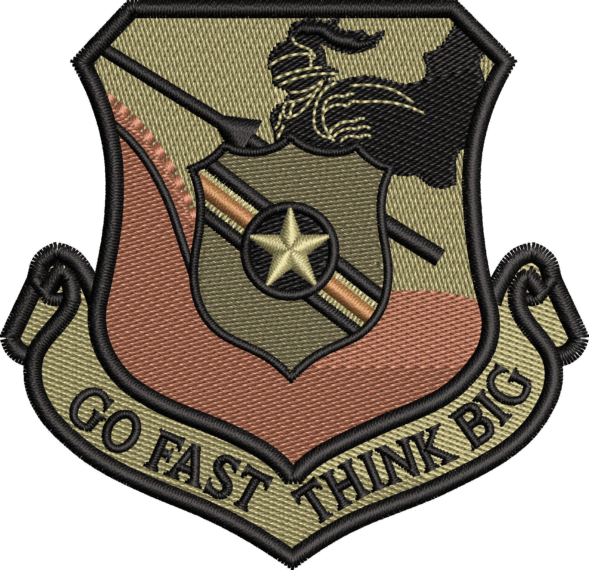 AFLCMC/EB - Go Fast, Think Big Morale Patch