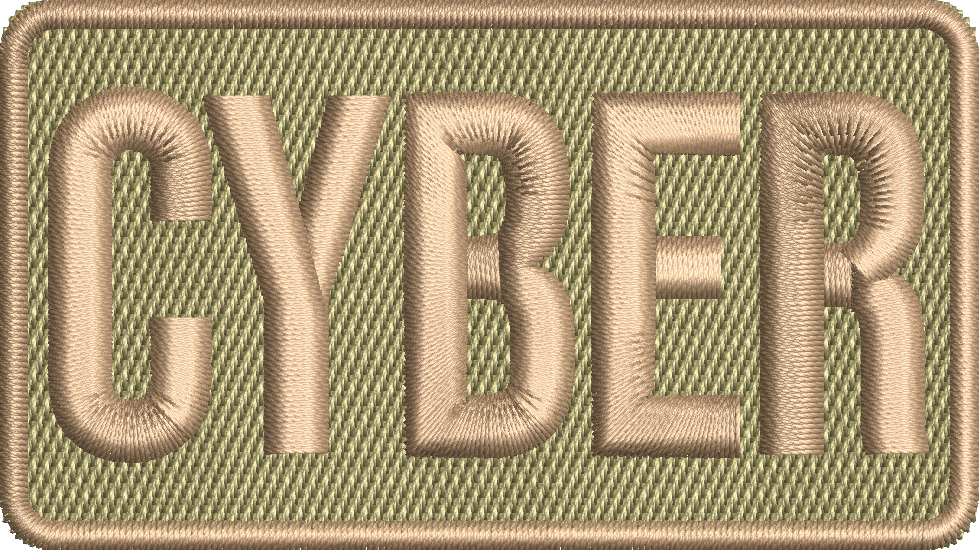 CYBER- Duty Identifier Patch in Khaki