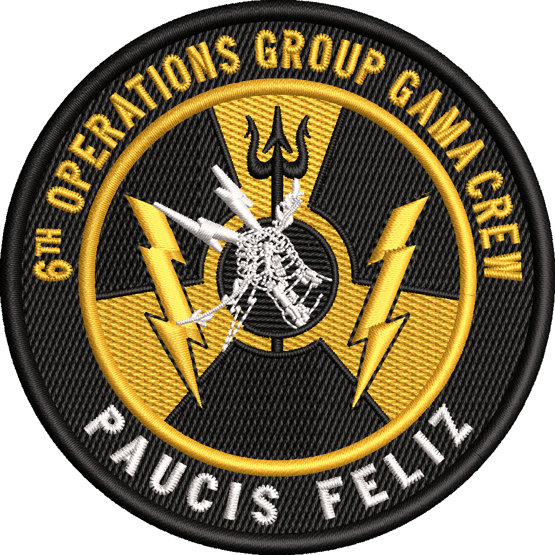 6th Operations Group Game Crew - Paucis Feliz - COLOR