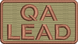 QA LEAD - Duty Identifier Patch