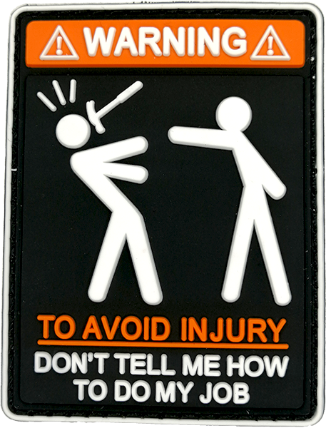 Warning - To Avoid Injury -PVC