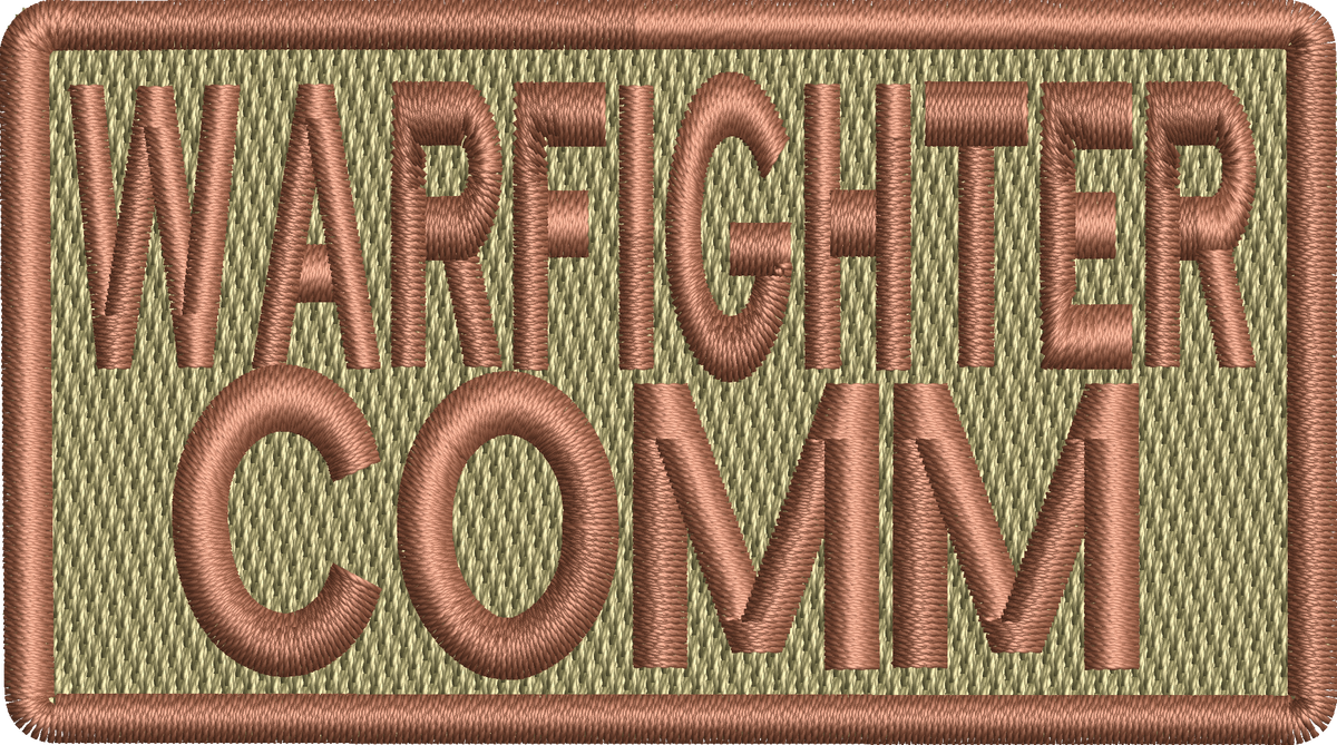 WARFIGHTER COMM - Duty Identifier Patch